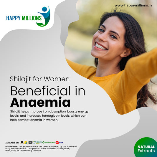 Shilajit for Women — Beneficial in Anemia