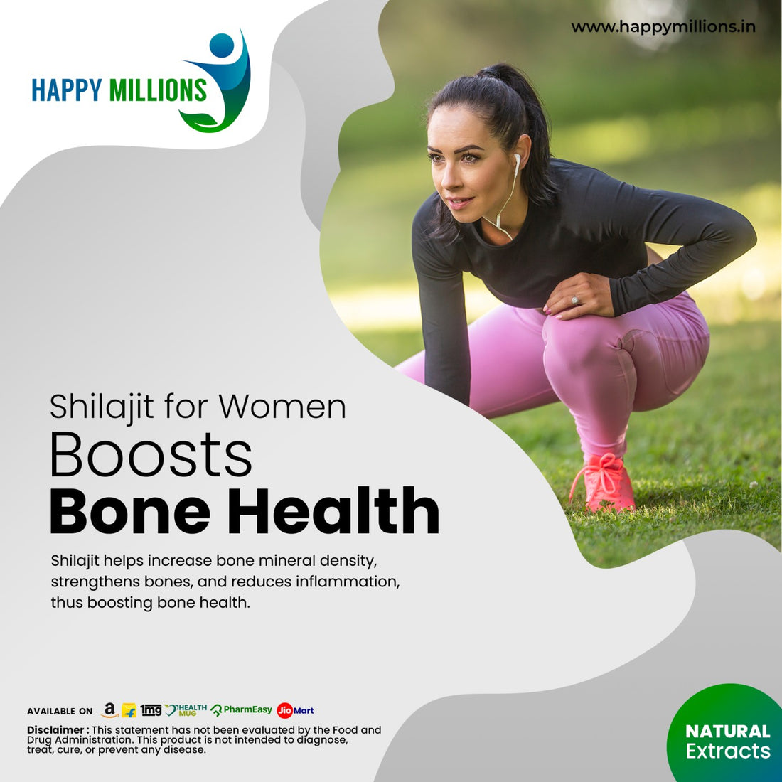 Shilajit for Women — Boosts Bone Health