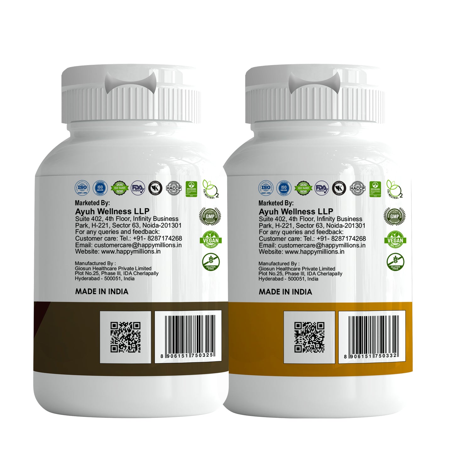 Arjuna and Ashwagandha | Combo Pack Of 2 (30 + 30 Tablets)