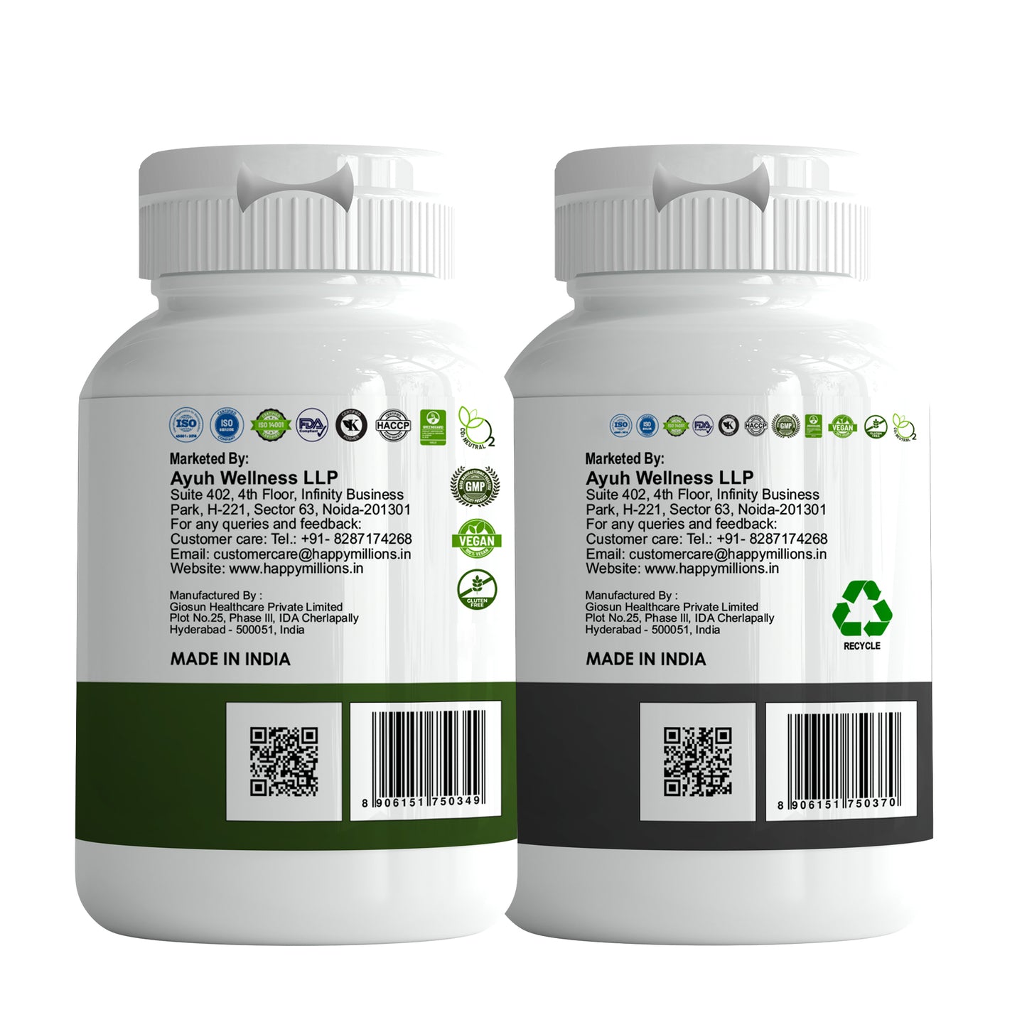 Ayurvedic Kalmegh and Shilajit || Combo Pack of Two || (30+30) Tablets