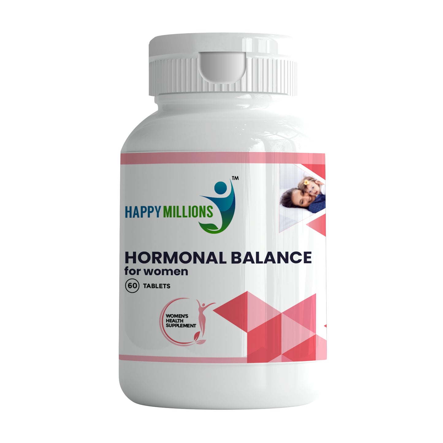 HappyMillions Hormonal Balance Tablets for Women | Supports Menstrual Health, Hormonal Stability, and Well-being | With Shatavari, Methi, Kalonji & Ashoka | 500 mg, 60 Tablets