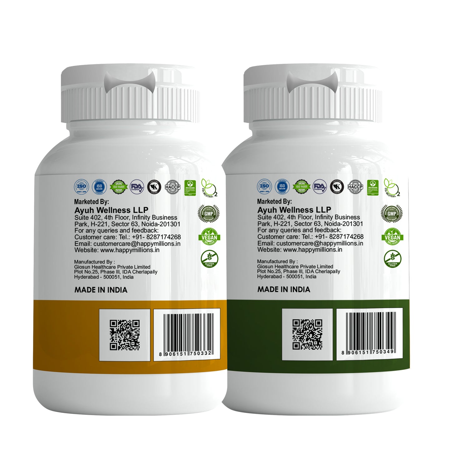 Ashwagandha And Kalmegh | Combo Pack Of 2 (30 + 30 Tablets)