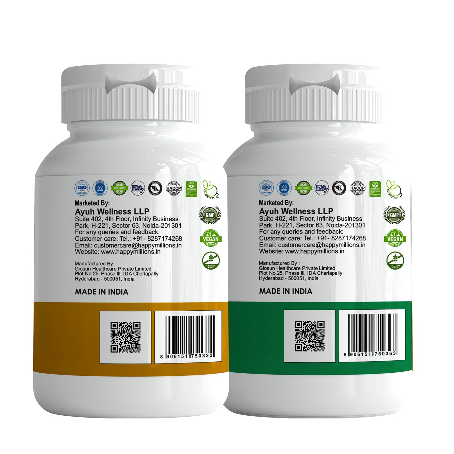 Ayurvedic Ashwagandha and Neem | Combo Pack Of 2 (30 + 30 Tablets)