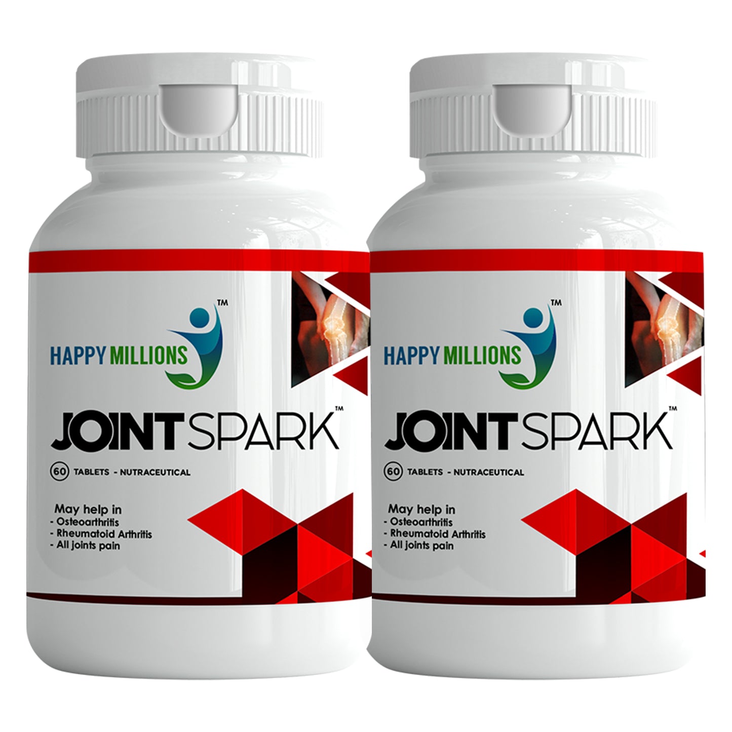 Ayurvedic Supplement JointSpark - Get Relief From Pain | 60 + 60 Tablets