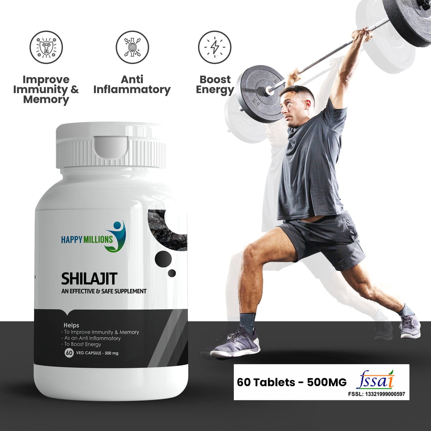 Shilajit - An Effective & Safe Supplement Tablets