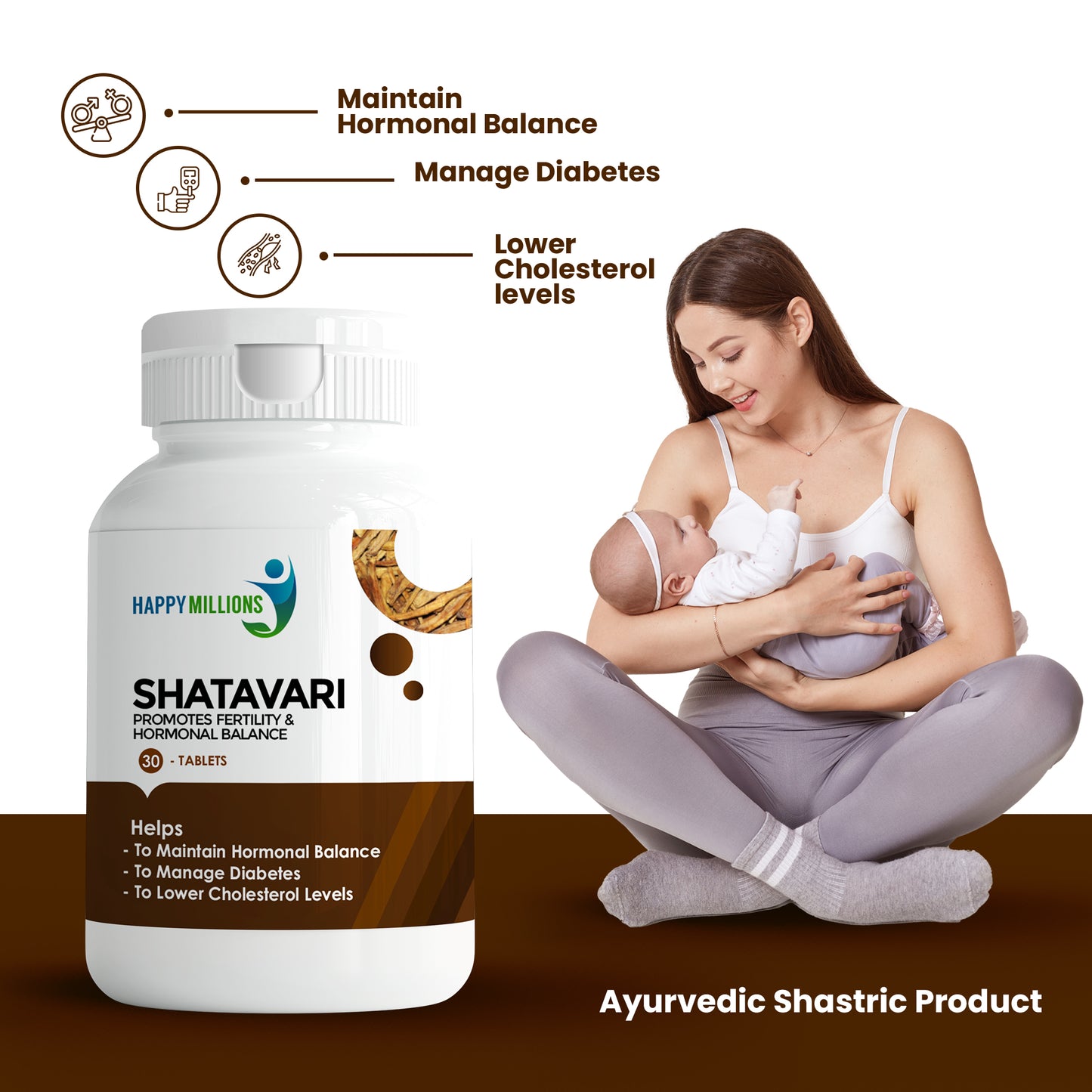 Arjuna and Shatavari | Combo Pack Of 2 (30 + 30 Tablets)