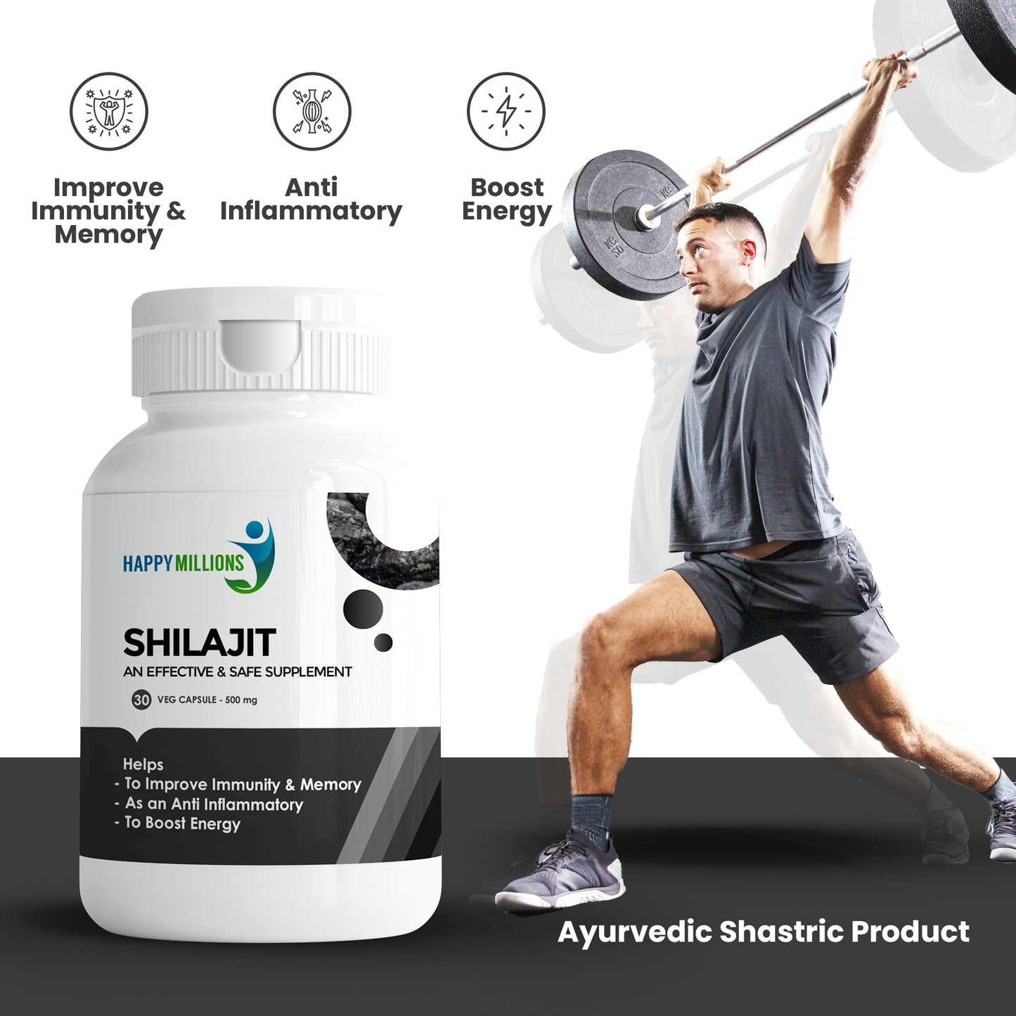Shatavari and Shilajit || Combo Pack of Two || (30+30) Tablets