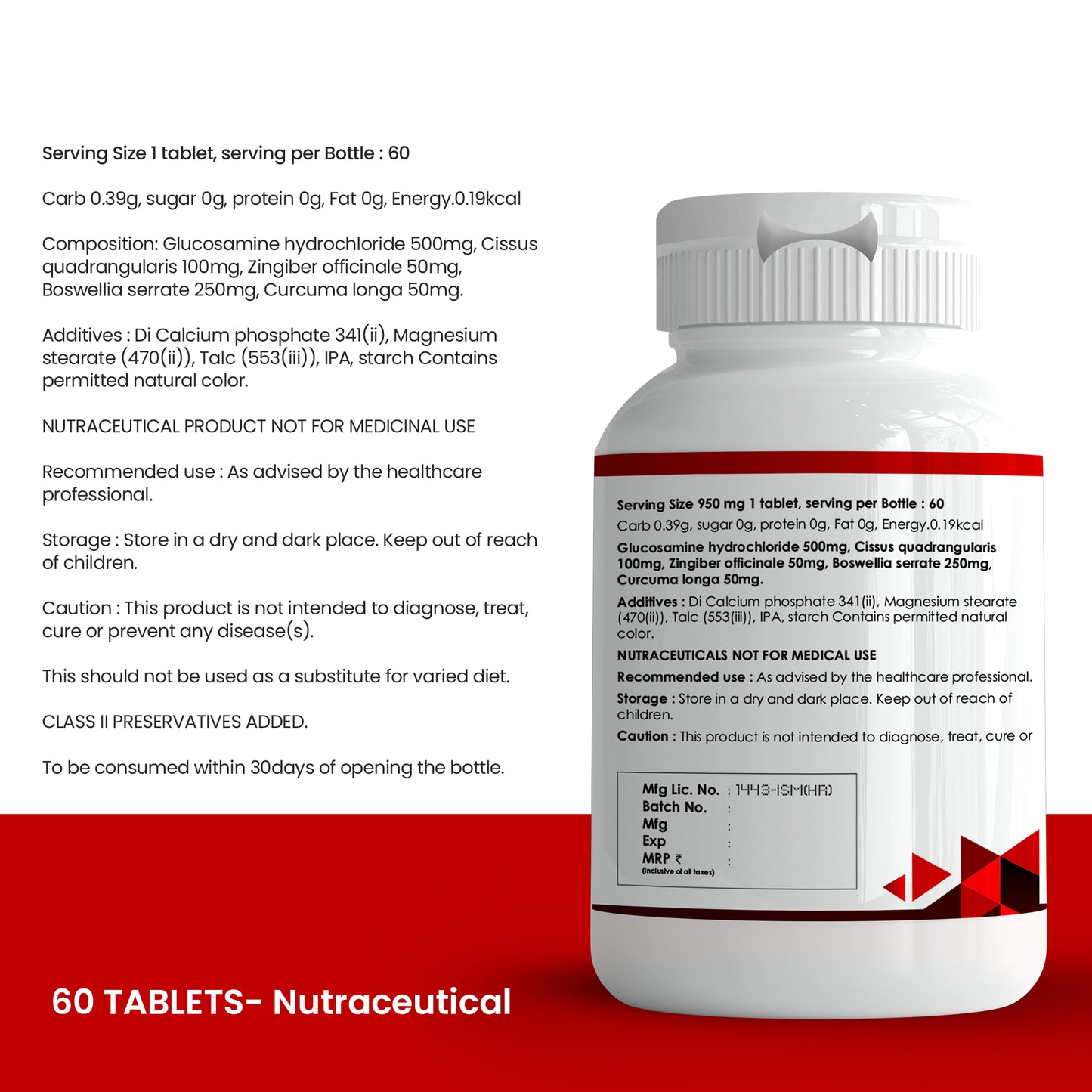 Ayurvedic Supplement JointSpark - Get Relief From Pain | 60 + 60 Tablets