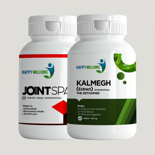 JointSpark and kalmegh | Combo Pack Of 2  (60 + 60 Tablets)