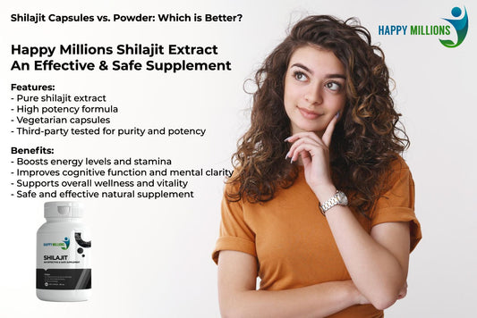 Shilajit Capsules vs. Powder: Which is Better?