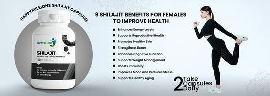 9 Shilajit Benefits for Females to Improve Health & Productivity