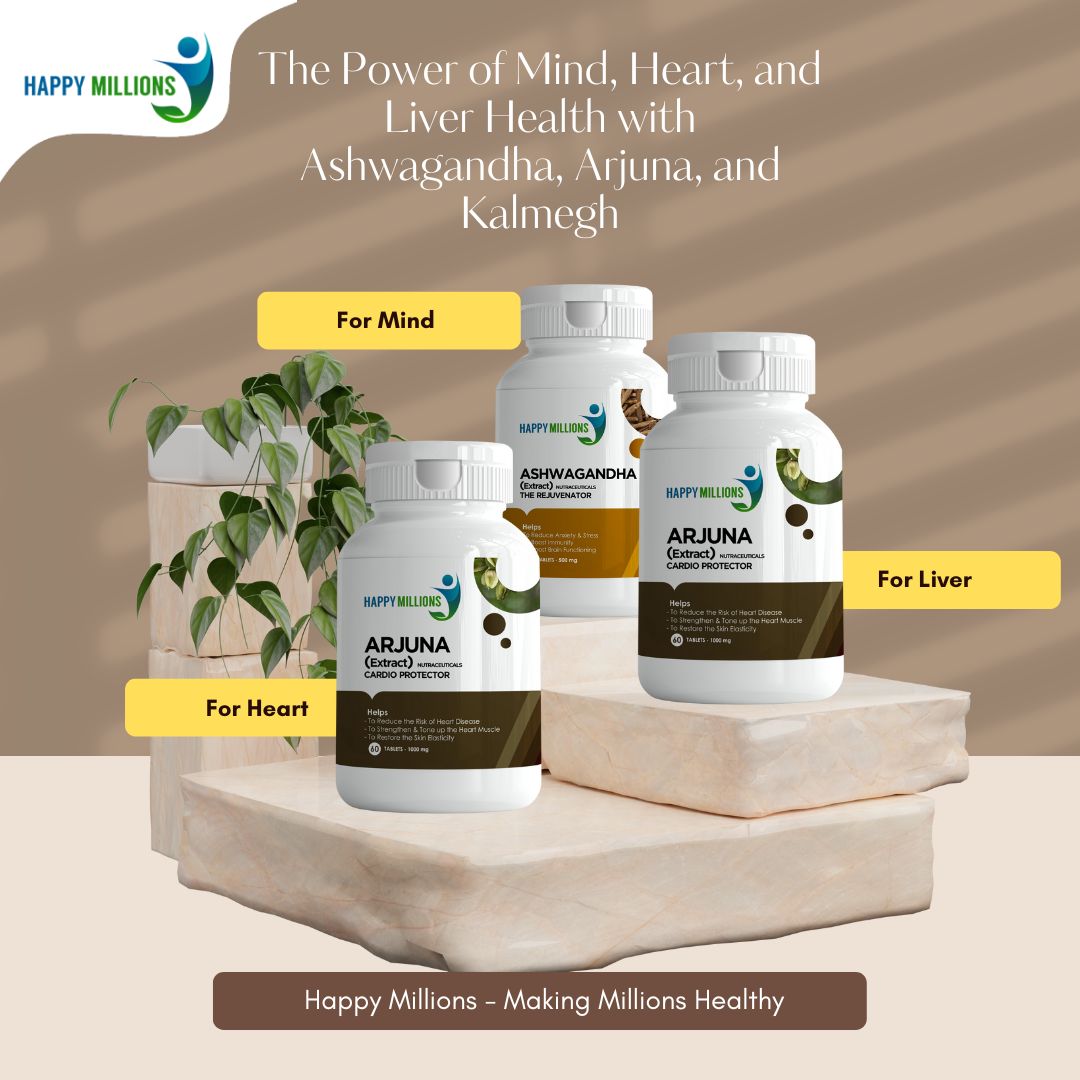 The Power of Mind, Heart, and Liver Health with Ashwagandha, Arjuna, and Kalmegh