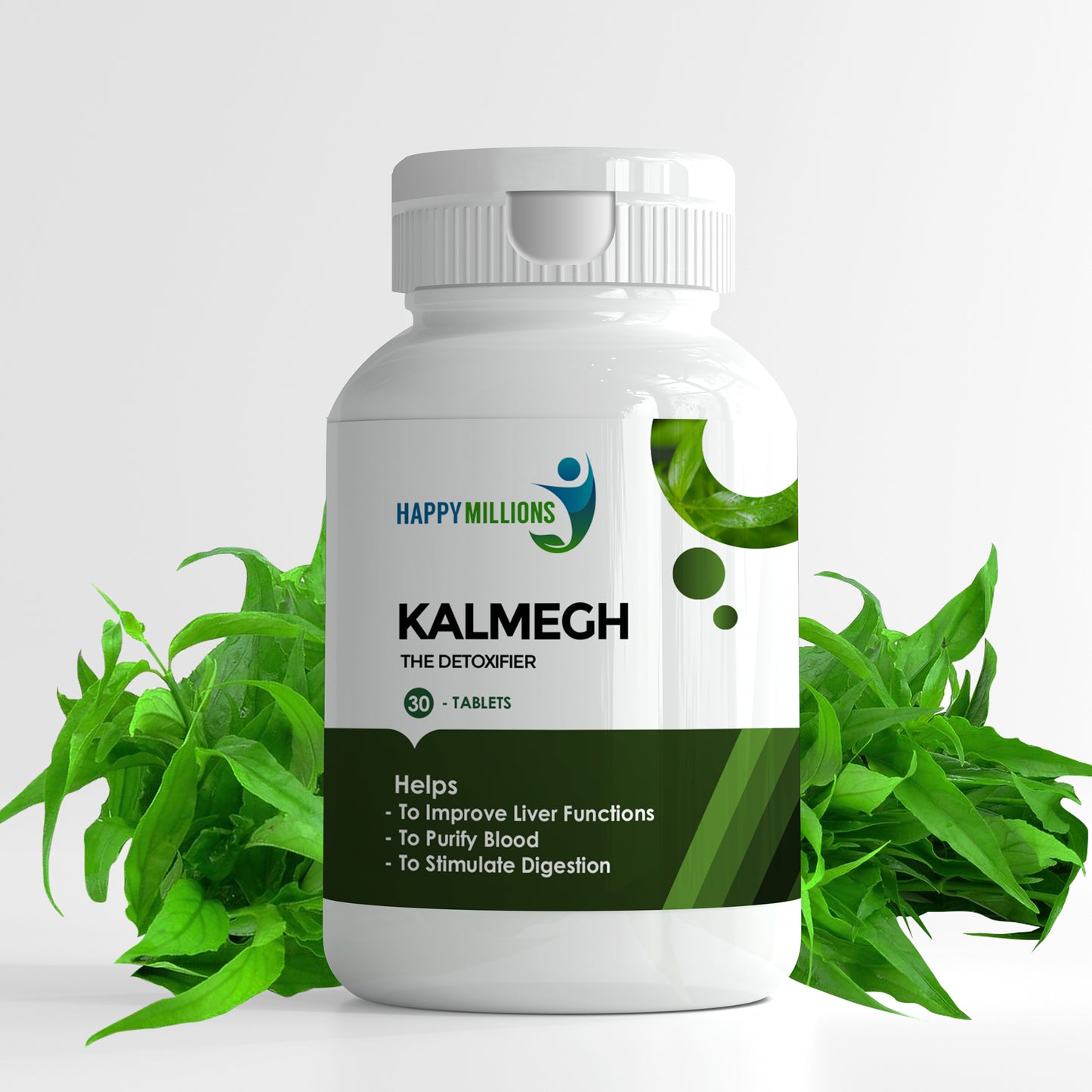 Happy Millions Ayurvedic Kalmegh - The Detoxifier | 30 Tablet