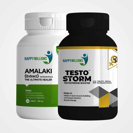 Amalaki and Testostorm (Testosterone Booster) | Combo Pack