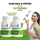 HappyMillions Garcinia & Pepper 60 Tablets (Pack of 2) | Natural Fat Burner | Weight Management & Metabolism Support | Ayurvedic Herbal Supplement