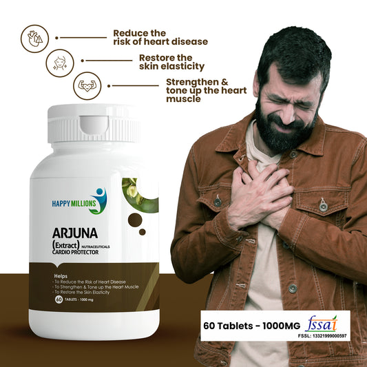 Arjuna And Garcinia & Pepper | Combo Pack Of 2  (60 + 60 Tablets)
