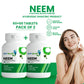 Happy Millions Neem Tablet Combo Pack | Controls Acne | 60+60