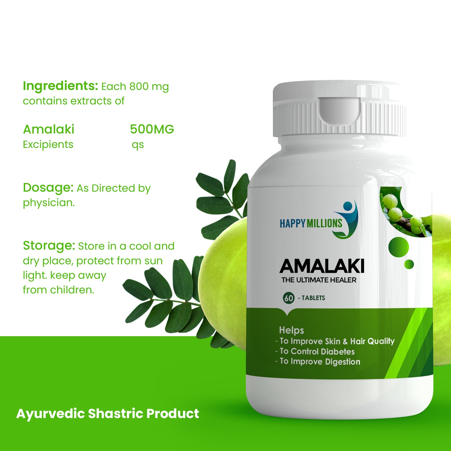 Discover the Power of Happy Millions Amalaki Key Ingredients, Recommended Dosage, and Storage Tips for Enhanced Immunity and Digestive Health.