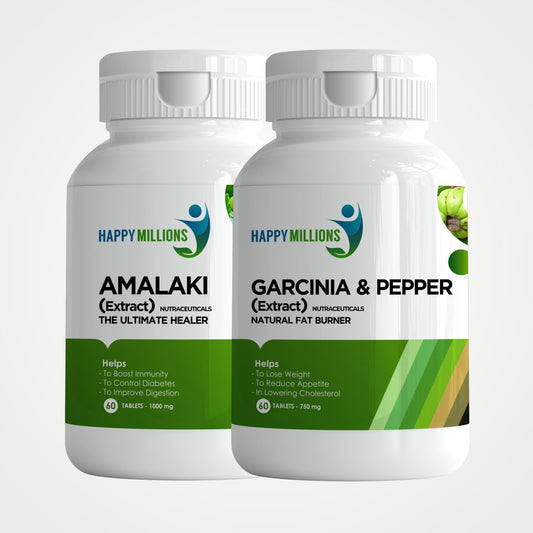 Amalaki And Garcinia & Pepper | Combo Pack Of 2  (60 + 60 Tablets)