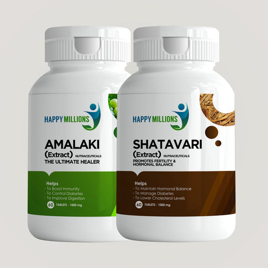 Amalaki And Shatavari | Combo Pack Of 2  (60 + 60 Tablets)