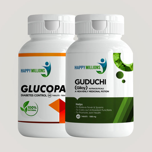 Guduchi And GlucoPause | Combo Pack Of 2  (60 + 60 Tablets)