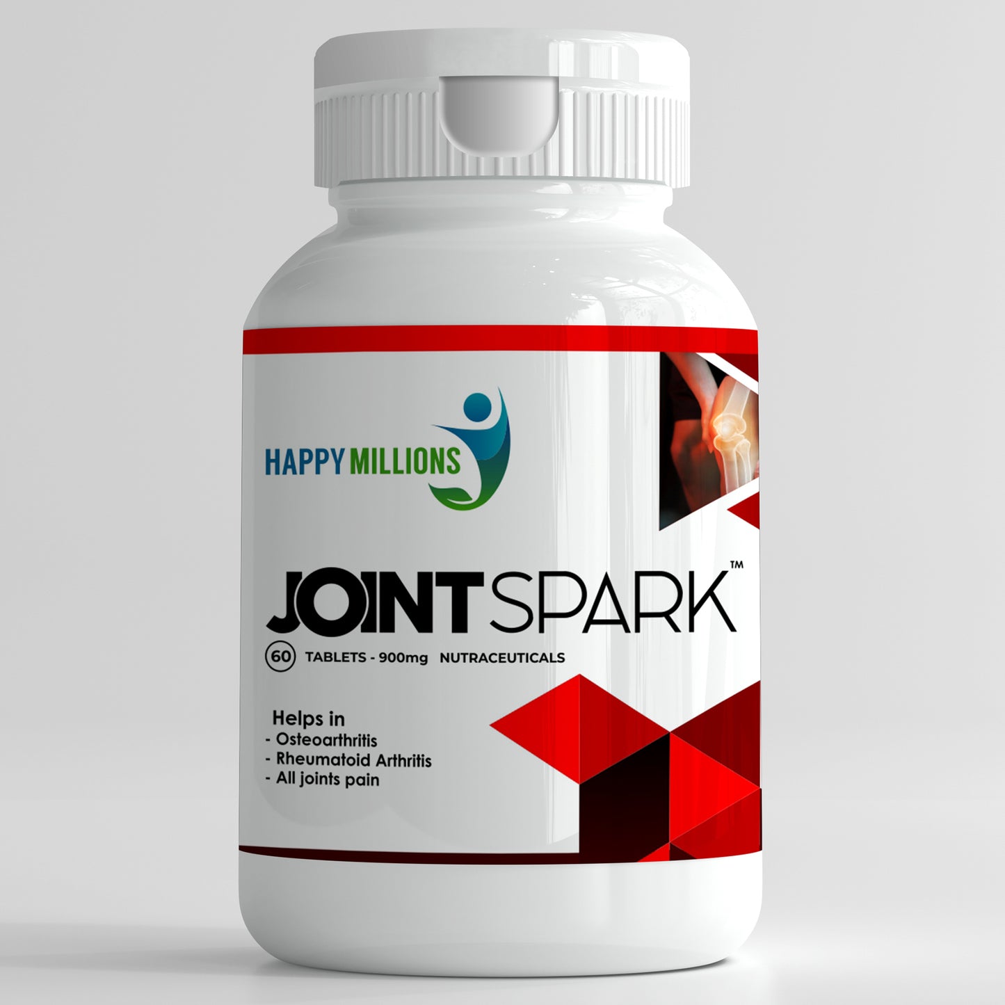 Happy Millions JointSpark - Get Relief From Pain | 60 Tablets