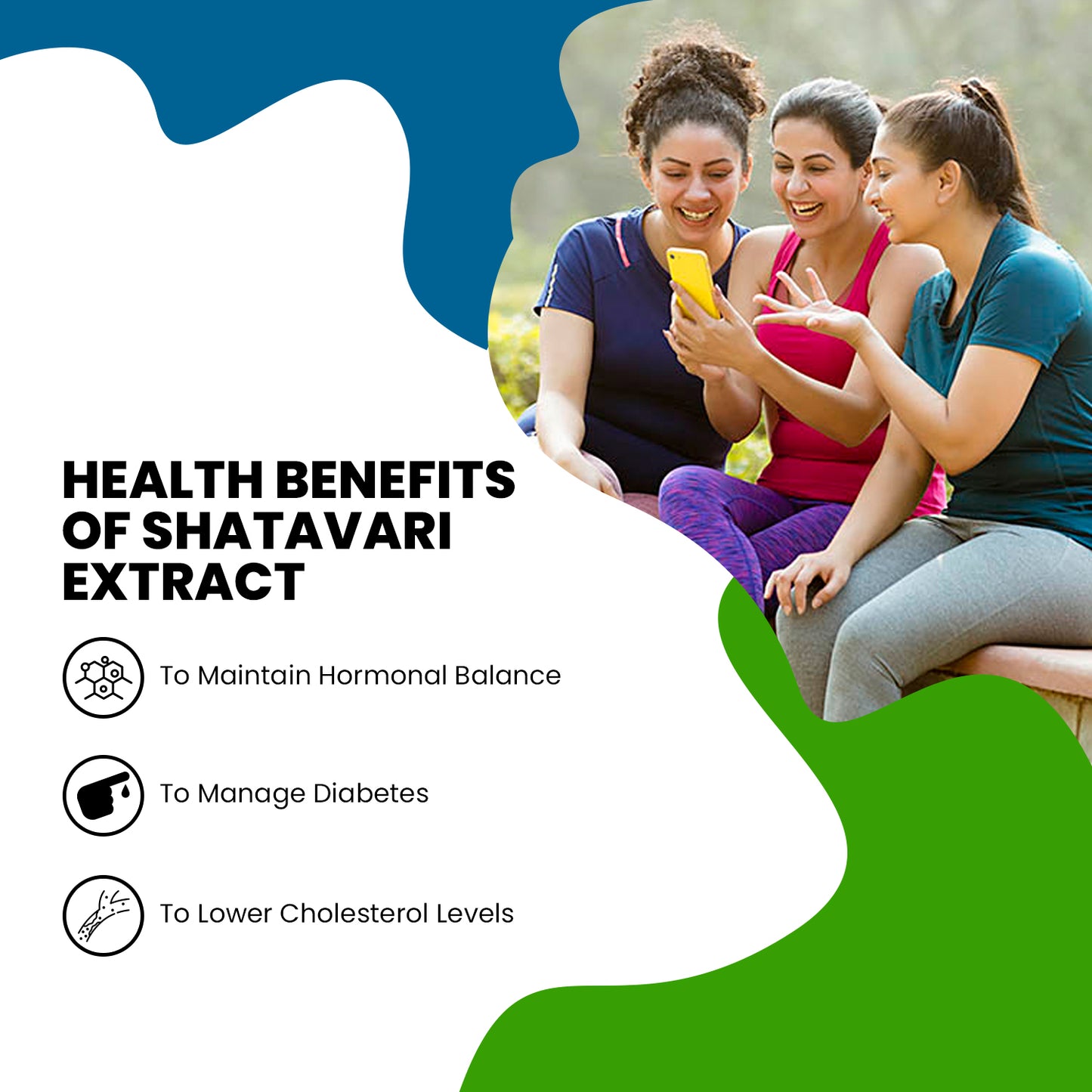 Shatavari And GlucoPause | Combo Pack Of 2  (60 + 60 Tablets)