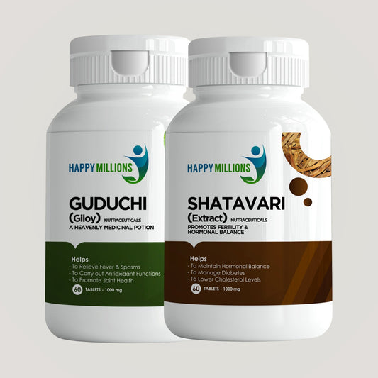 Shatavari And Guduchi | Combo Pack Of 2  (60 + 60 Tablets)